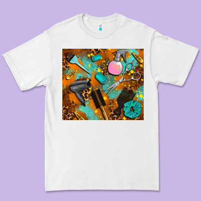 Hair Tech Premium Tee Designed By Adodesignshop