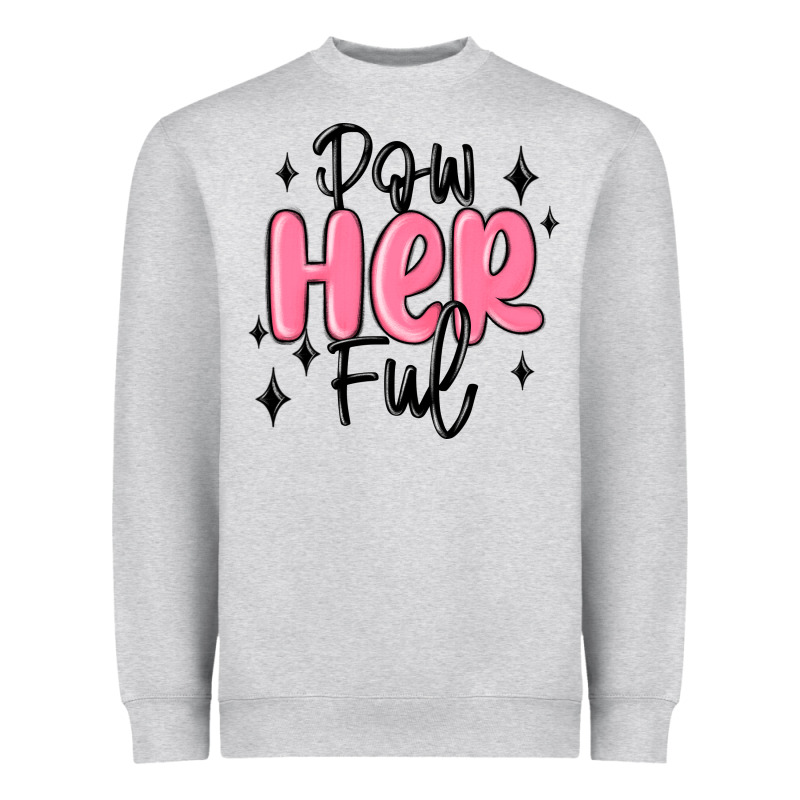 Powherful Heavyweight Sweatshirt by MaliasSmallBusiness | Teevron