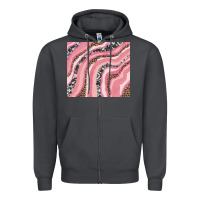 Smoke valentine's day watercolor Zipper Hoodie - RanaPortraitStore