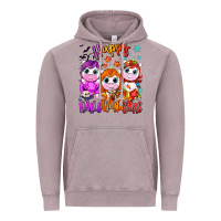 Vintage Zinc Happy Hallothanksmas unicorns Vintage Hoodie - NancyCooperArtShop