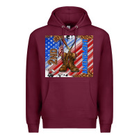 Burgundy second amendment Premium Hoodie - TumblerDesignByShophia
