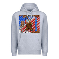 Heather Grey second amendment Premium Hoodie - TumblerDesignByShophia