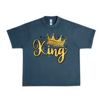 Midnight Navy king Urban Heavy Tee - MaliasSmallBusiness