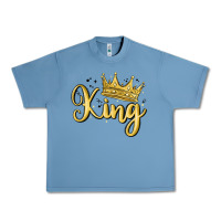 Pebble Blue king Urban Heavy Tee - MaliasSmallBusiness