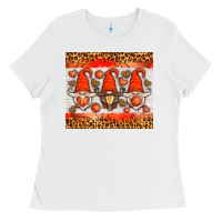 White basketball gnome Ladies Tee - HRA Design Shop