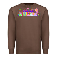 Chestnut boho retro floral mama Premium Sweatshirt - TumblerDesignByShophia