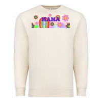 Sandshell boho retro floral mama Premium Sweatshirt - TumblerDesignByShophia