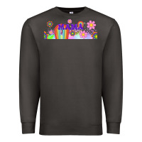 Smoke boho retro floral mama Premium Sweatshirt - TumblerDesignByShophia