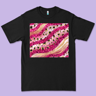 Pink Glitter Premium Tee Designed By Jahusdesignshop