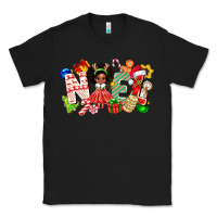 Black Noel Afro Girl Baby Classic Tee - CowhideDigitalArt