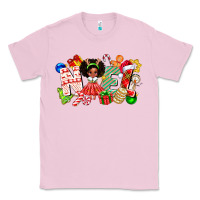 Bubblegum Pink Noel Afro Girl Baby Classic Tee - CowhideDigitalArt