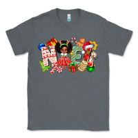 Charcoal Heather Noel Afro Girl Baby Classic Tee - CowhideDigitalArt