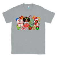Heather Grey Noel Afro Girl Baby Classic Tee - CowhideDigitalArt