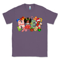 Lavender Noel Afro Girl Baby Classic Tee - CowhideDigitalArt
