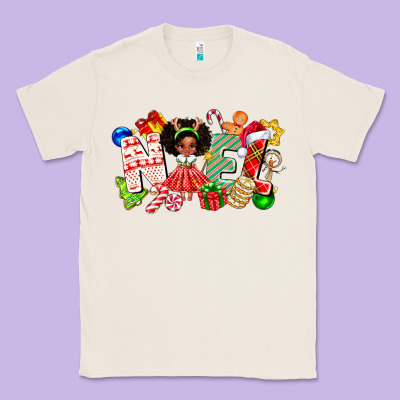 Noel Afro Girl Baby Classic Tee Designed By Cowhidedigitalart