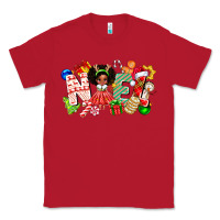 Red Noel Afro Girl Baby Classic Tee - CowhideDigitalArt