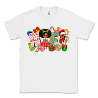 White Noel Afro Girl Baby Classic Tee - CowhideDigitalArt
