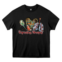 Black respiratory therapist Heavy Core Tee - RacoonDesign