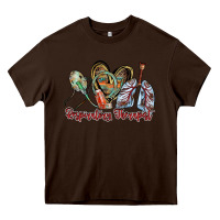 Chocolate Brown respiratory therapist Heavy Core Tee - RacoonDesign