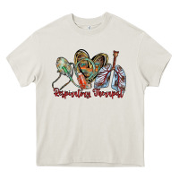 Cream respiratory therapist Heavy Core Tee - RacoonDesign