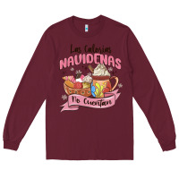 Burgundy christmas tis the season mexican Long Sleeve Tee - MaliasSmallBusiness