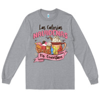 Heather Grey christmas tis the season mexican Long Sleeve Tee - MaliasSmallBusiness