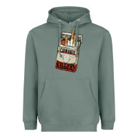 Sage Cowboy killers cigarette package Heavyweight Hoodie - HowdyJamesFarm