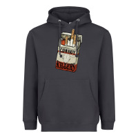Smoke Cowboy killers cigarette package Heavyweight Hoodie - HowdyJamesFarm