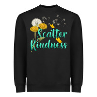 Black scatter kindness Heavyweight Sweatshirt - NancyCooperArtShop