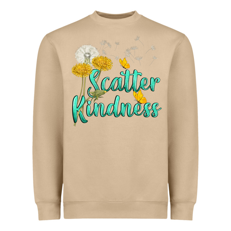 Scatter Kindness Heavyweight Sweatshirt by NancyCooperArtShop | Teevron