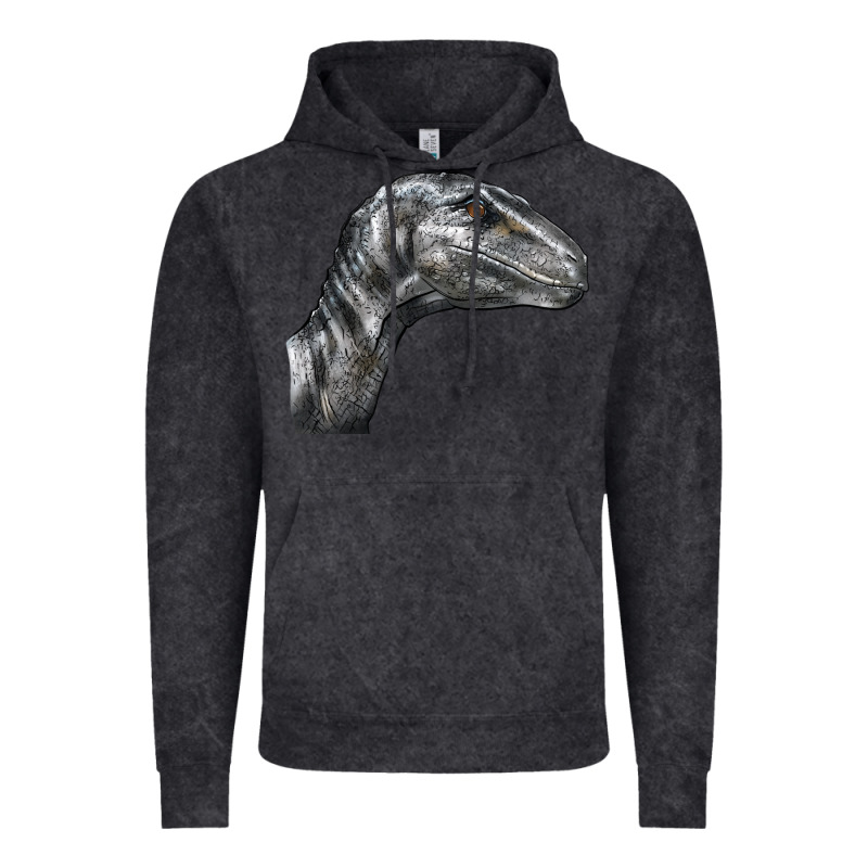 Velociraptor Face Vintage Hoodie by LillyAllenDesigns | Teevron