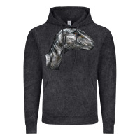 Vintage Arctic Velociraptor Face Vintage Hoodie - LillyAllenDesigns