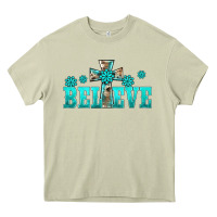 Western Turquoise's Gemstones Cross Believe Heavy Core Tee | Teevron