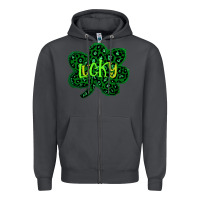 Smoke Lucky Shamrock St Patricks Day Zipper Hoodie - Bettercallsaul