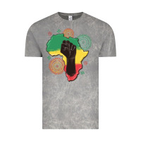 Cloud Rock africa map Vintage Tee - MaliasSmallBusiness