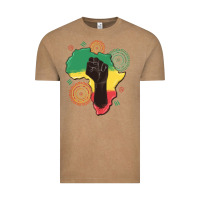 Vintage Coffee africa map Vintage Tee - MaliasSmallBusiness
