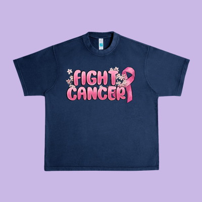 Nobody Fights Alone Urban Heavy Tee Designed By Maliassmallbusiness