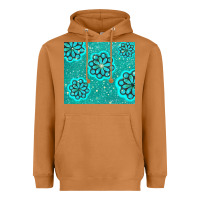 Meerkat glitter turquoise Heavyweight Hoodie - TumblerDesignByShophia