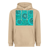Mushroom glitter turquoise Heavyweight Hoodie - TumblerDesignByShophia