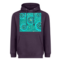 Plum glitter turquoise Heavyweight Hoodie - TumblerDesignByShophia
