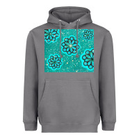 Storm glitter turquoise Heavyweight Hoodie - TumblerDesignByShophia