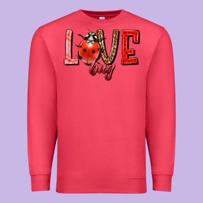 Love Bug Premium Sweatshirt Designed By Howdyjamesfarm