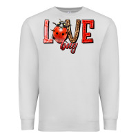 Dove Grey Love bug Premium Sweatshirt - HowdyJamesFarm