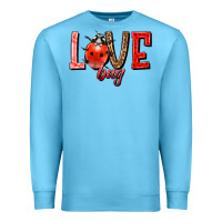 Ocean Blue Love bug Premium Sweatshirt - HowdyJamesFarm