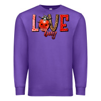Purple Love bug Premium Sweatshirt - HowdyJamesFarm