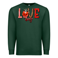 Sports Green Love bug Premium Sweatshirt - HowdyJamesFarm