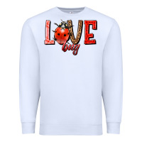 White Love bug Premium Sweatshirt - HowdyJamesFarm