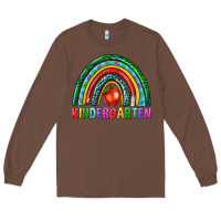Chestnut rainbow kindergarten Long Sleeve Tee - NancyCooperArtShop