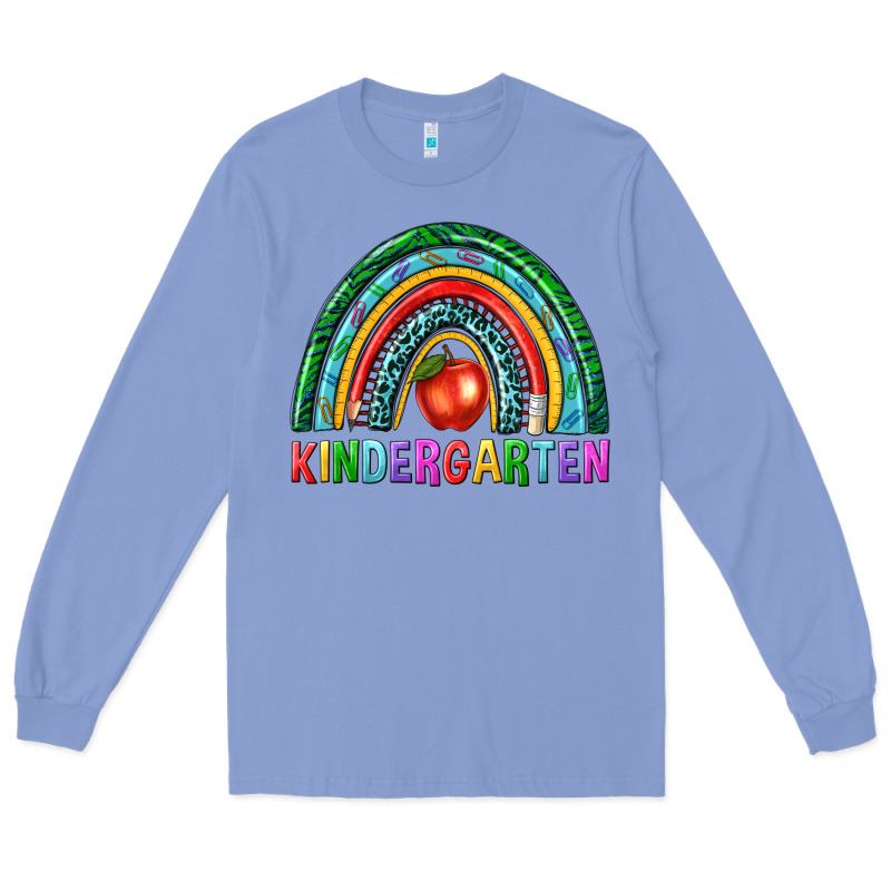Rainbow Kindergarten Long Sleeve Tee by NancyCooperArtShop | Teevron