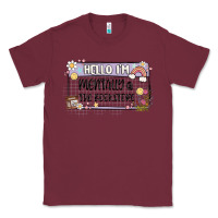 Burgundy hello im mentally at the bookstore Classic Tee - MaliasSmallBusiness